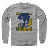 Mens Long Sleeve Heather Gray