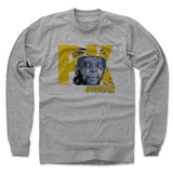 Mens Long Sleeve Heather Gray