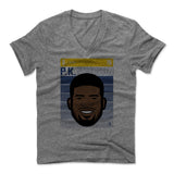 Mens Men's V-Neck Heather Gray
