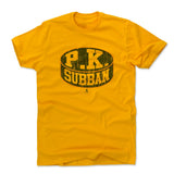 Mens Cotton T-Shirt Gold