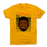 Mens Cotton T-Shirt Gold
