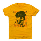 Mens Cotton T-Shirt Gold