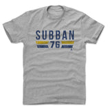 Mens Cotton T-Shirt Heather Gray