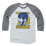 Mens Baseball T-Shirt Heather Gray / Ash