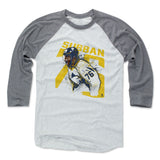 Mens Baseball T-Shirt Heather Gray / Ash