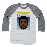 Mens Baseball T-Shirt Heather Gray / Ash