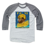 Mens Baseball T-Shirt Heather Gray / Ash