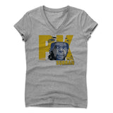 Womens Women's V-Neck Athletic Gray