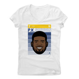 Womens Women's V-Neck White
