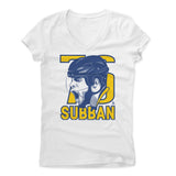 Womens Women's V-Neck White