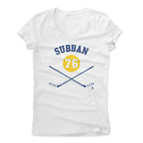 Womens Women's V-Neck White